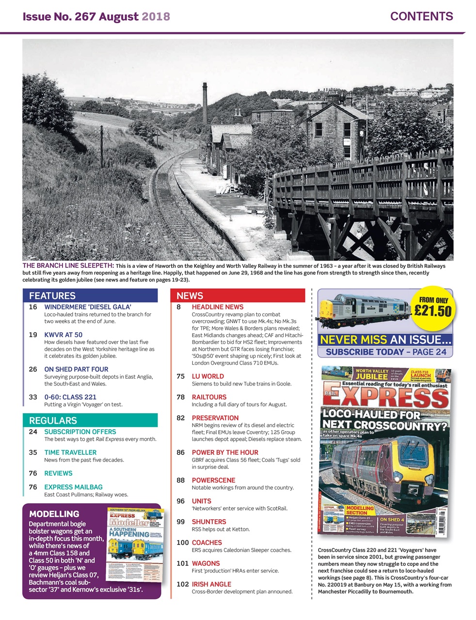 Rail Express Preview Pages