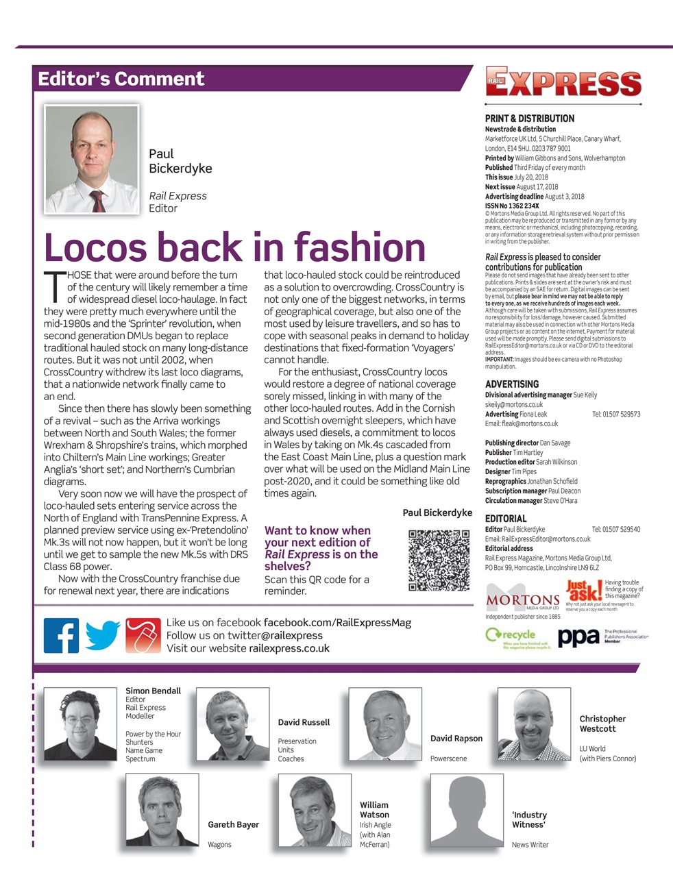 Rail Express Preview Pages