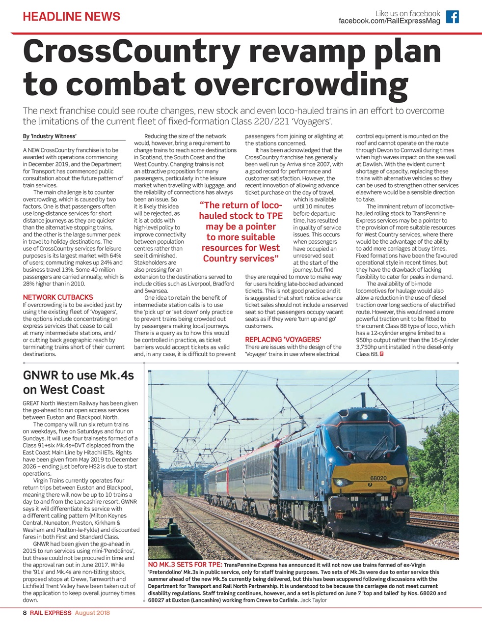 Rail Express Preview Pages