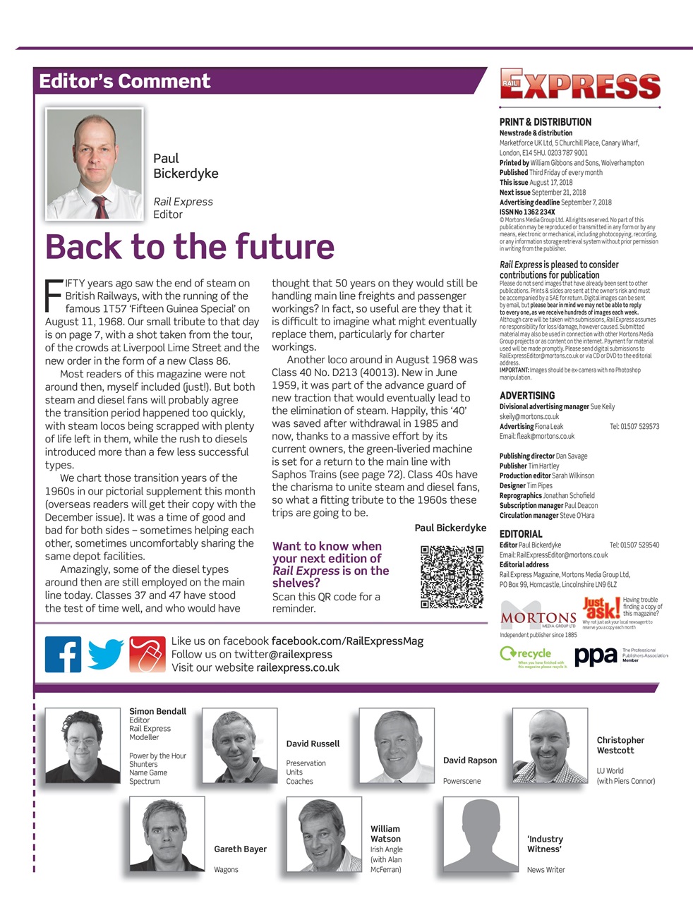 Rail Express Preview Pages