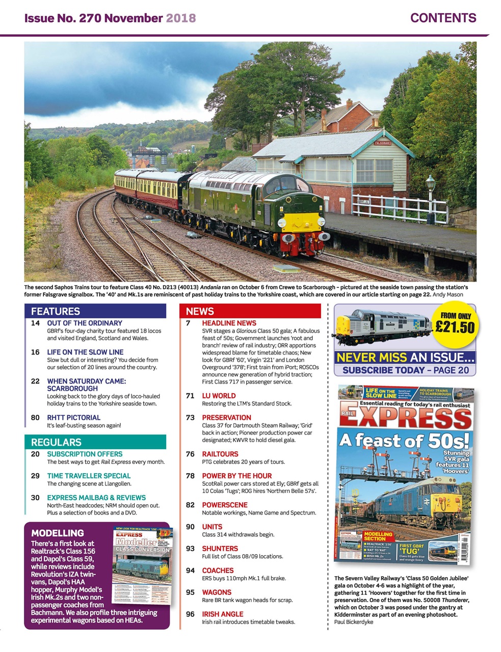 Rail Express Preview Pages