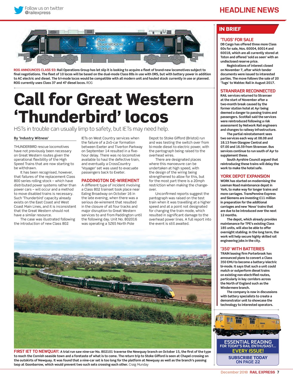 Rail Express Preview Pages