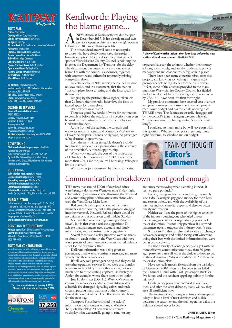 Railway Magazine Preview Pages
