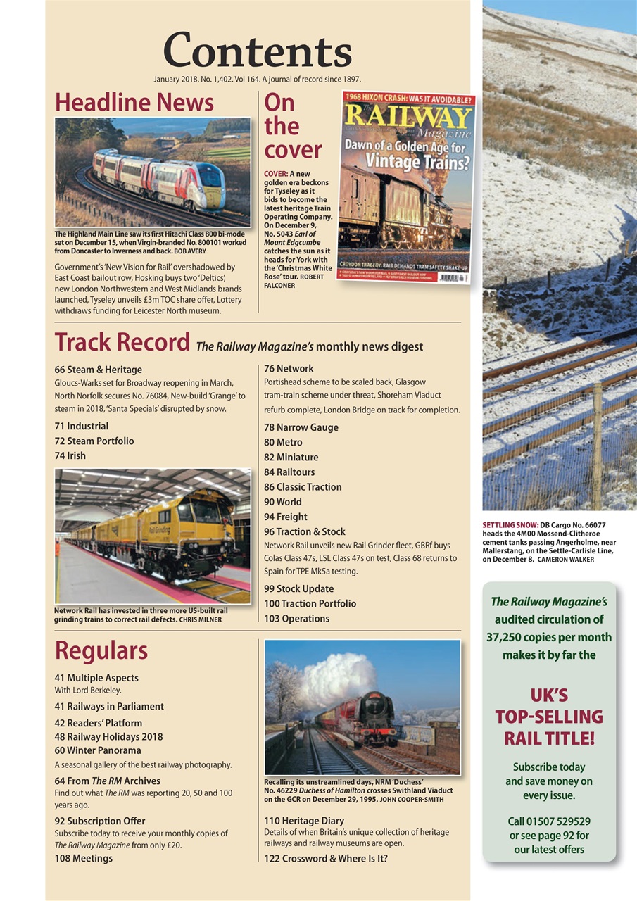 Railway Magazine Preview Pages
