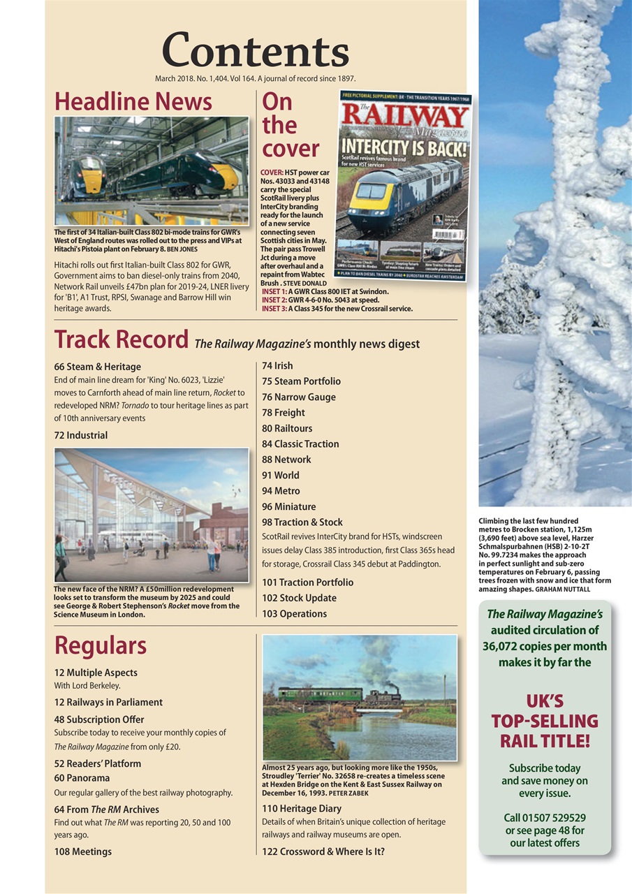 Railway Magazine Preview Pages