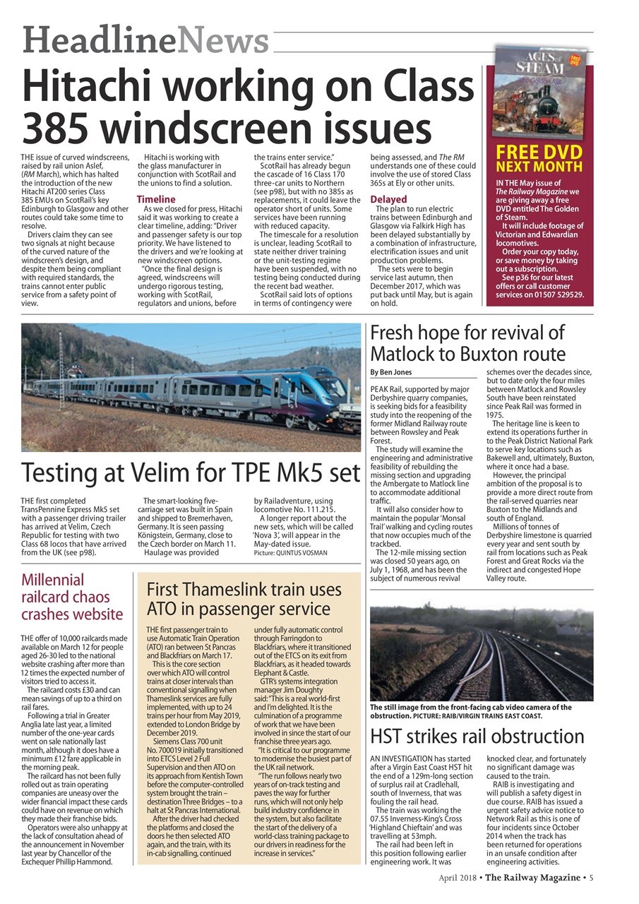 Railway Magazine Preview Pages
