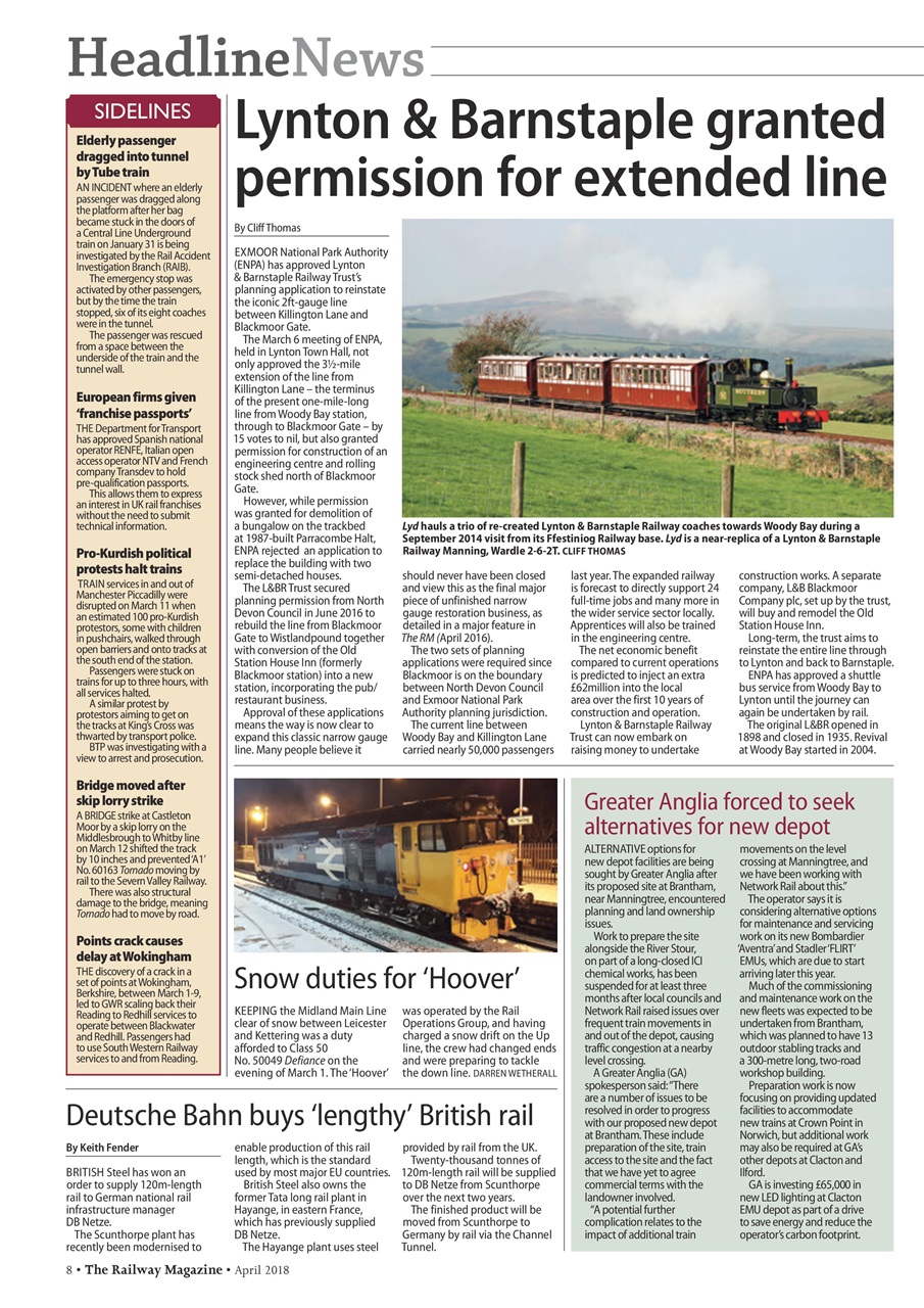 Railway Magazine Preview Pages