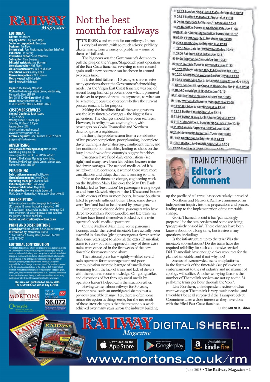 Railway Magazine Preview Pages