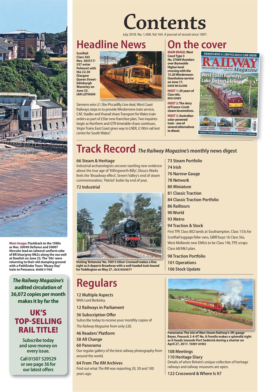 Railway Magazine Preview Pages