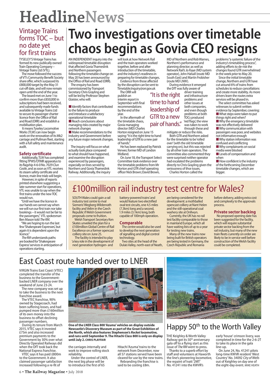 Railway Magazine Preview Pages