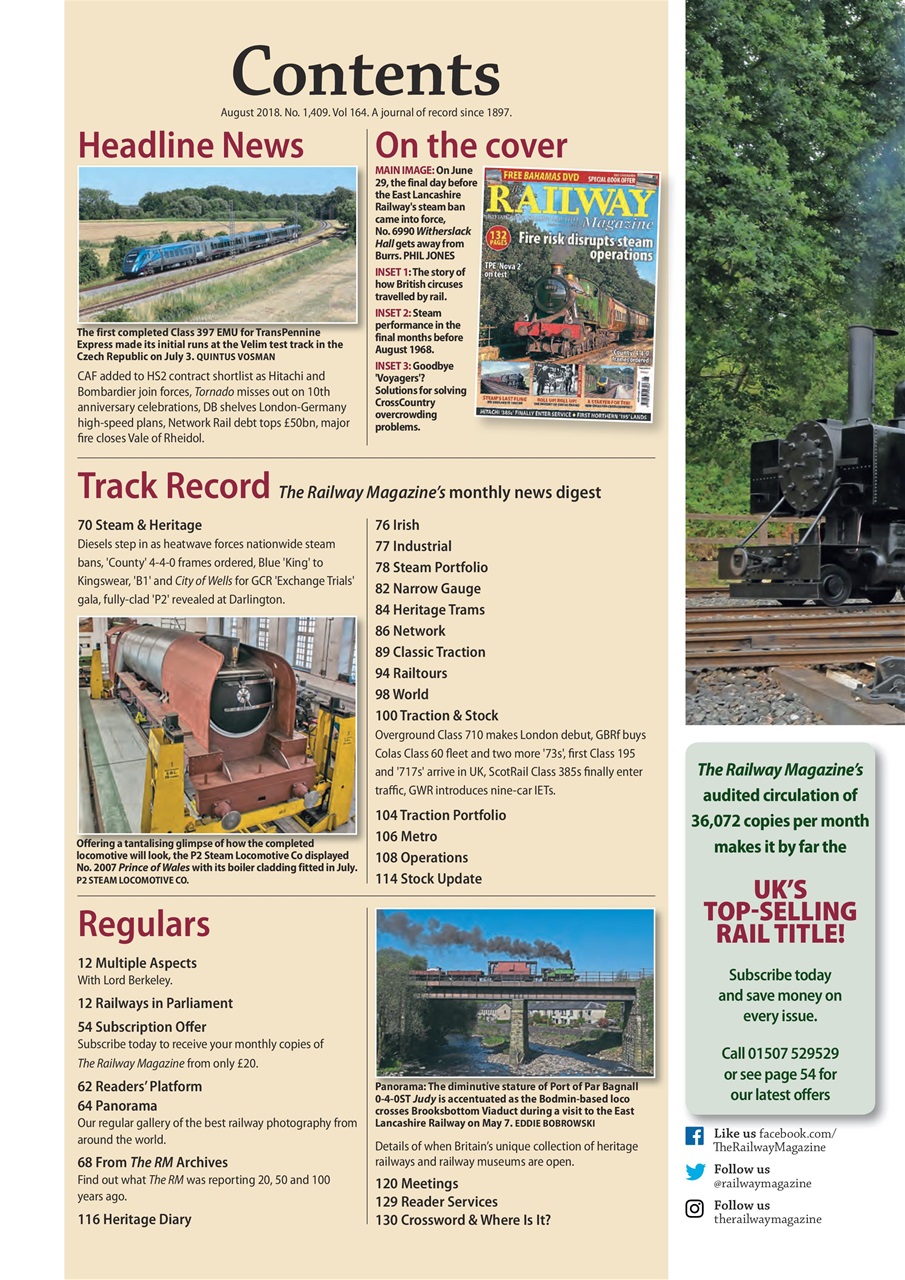 Railway Magazine Preview Pages