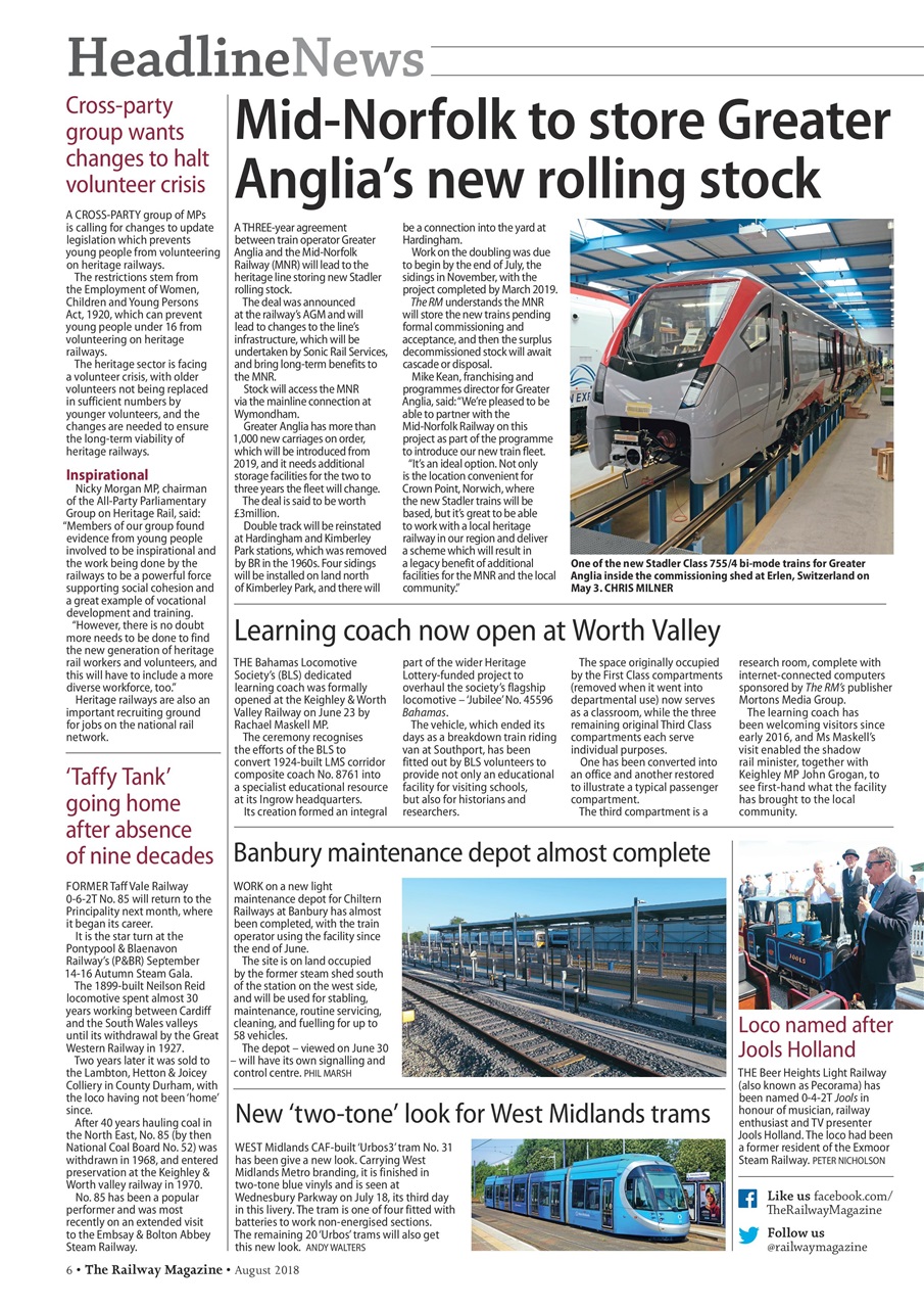 Railway Magazine Preview Pages