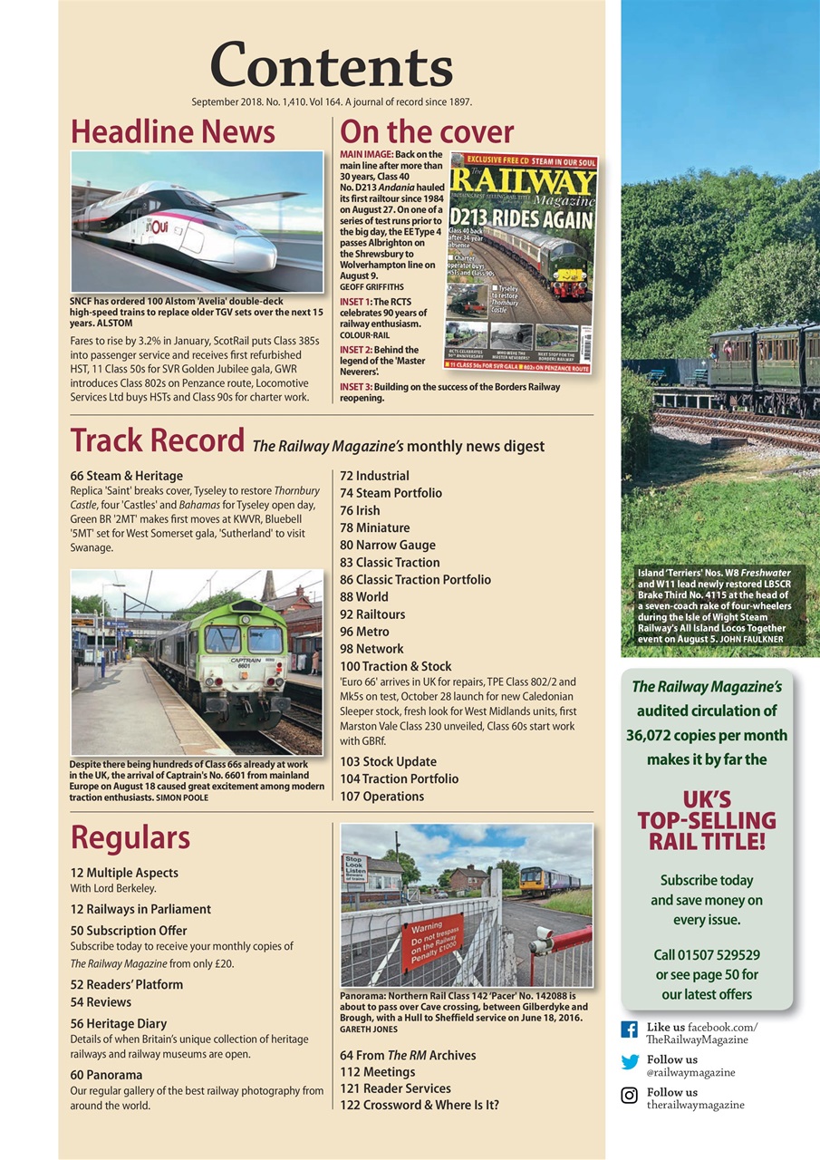Railway Magazine Preview Pages