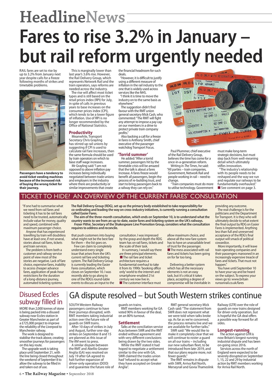 Railway Magazine Preview Pages