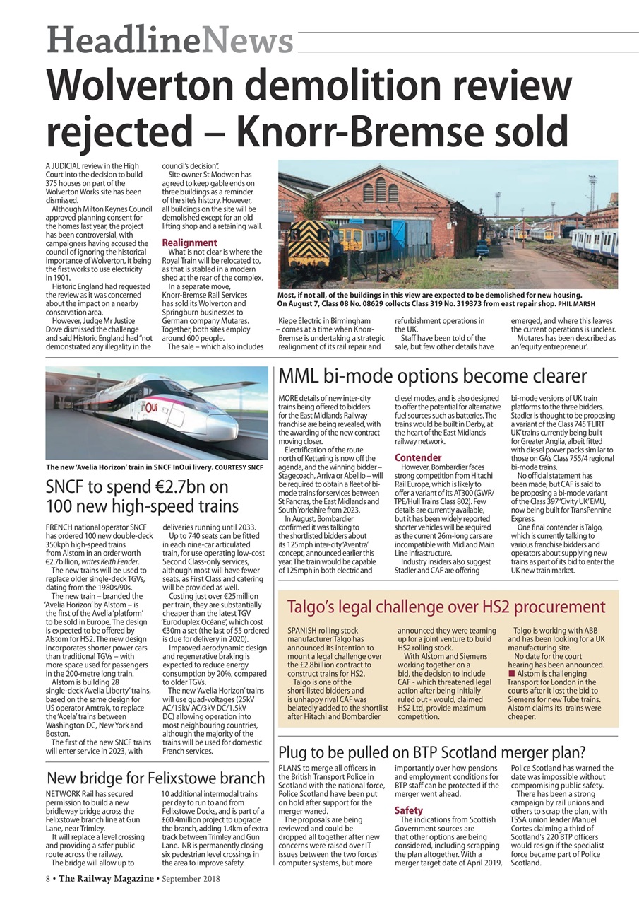 Railway Magazine Preview Pages