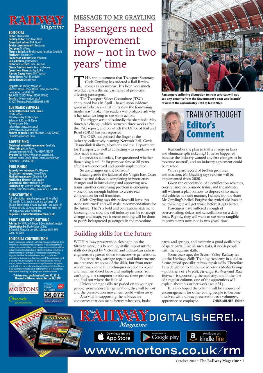 Railway Magazine Preview Pages