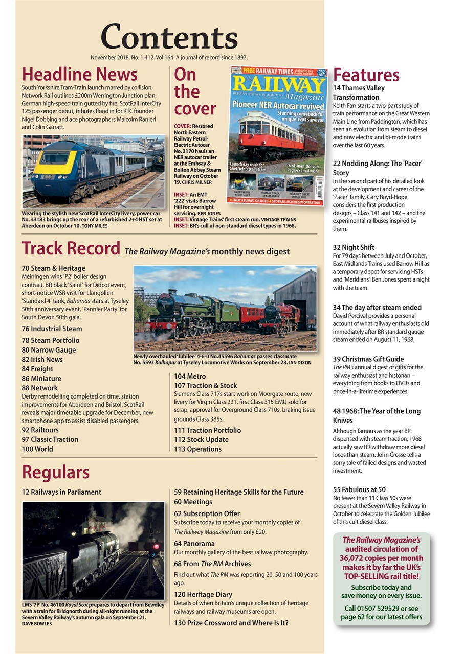 Railway Magazine Preview Pages
