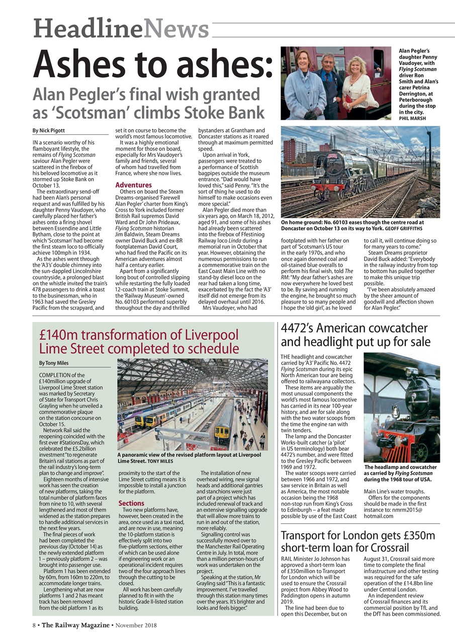 Railway Magazine Preview Pages
