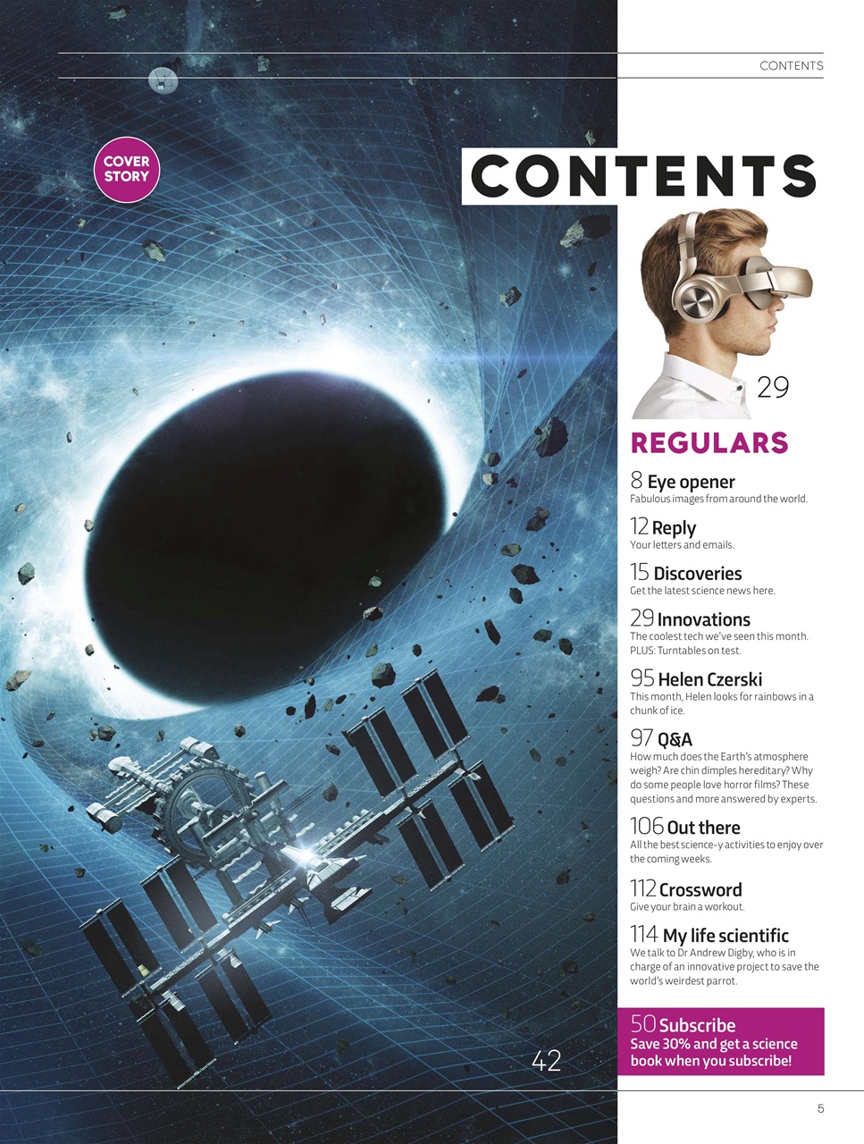 BBC Science Focus Magazine Preview Pages