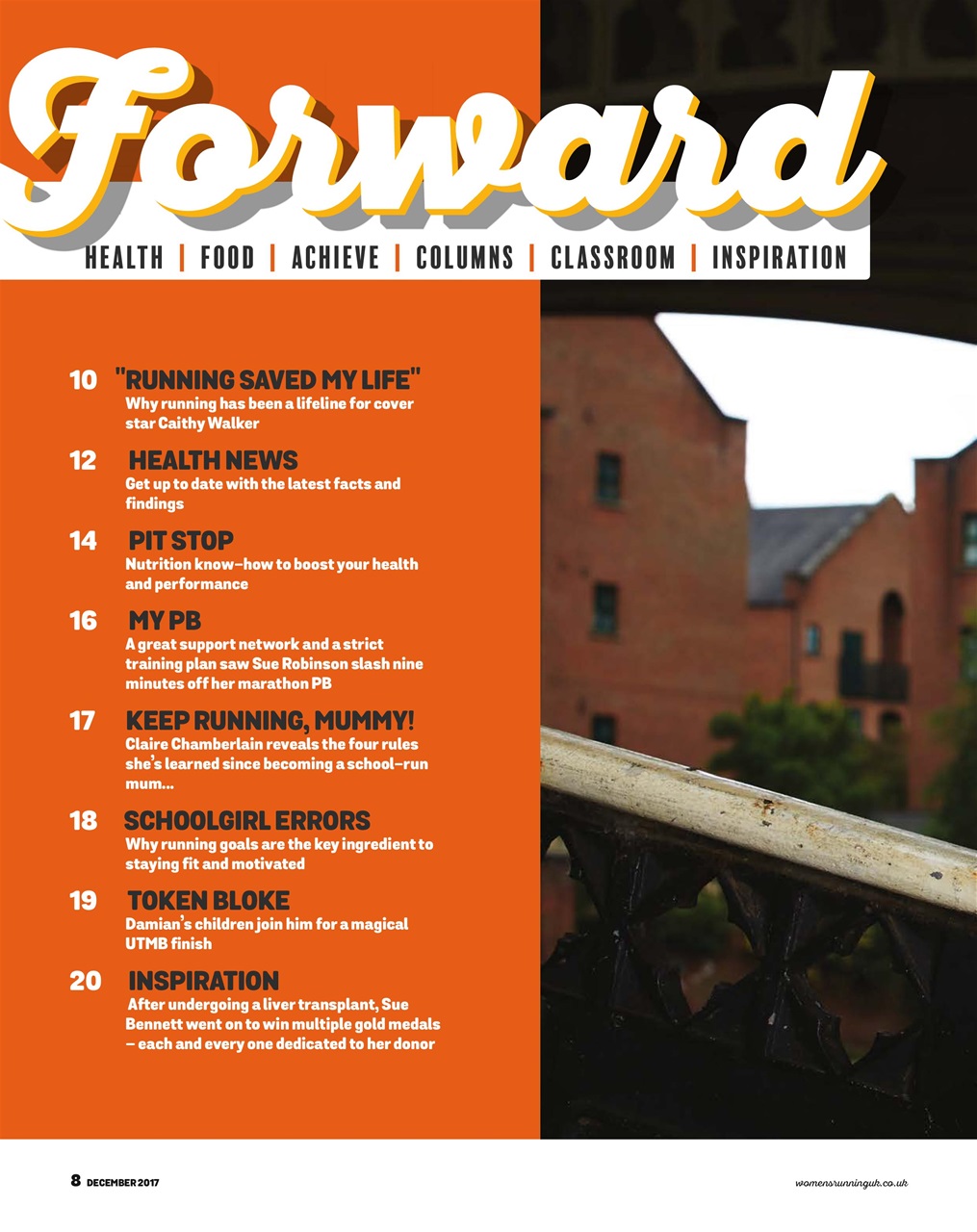 Women’s Running Preview Pages