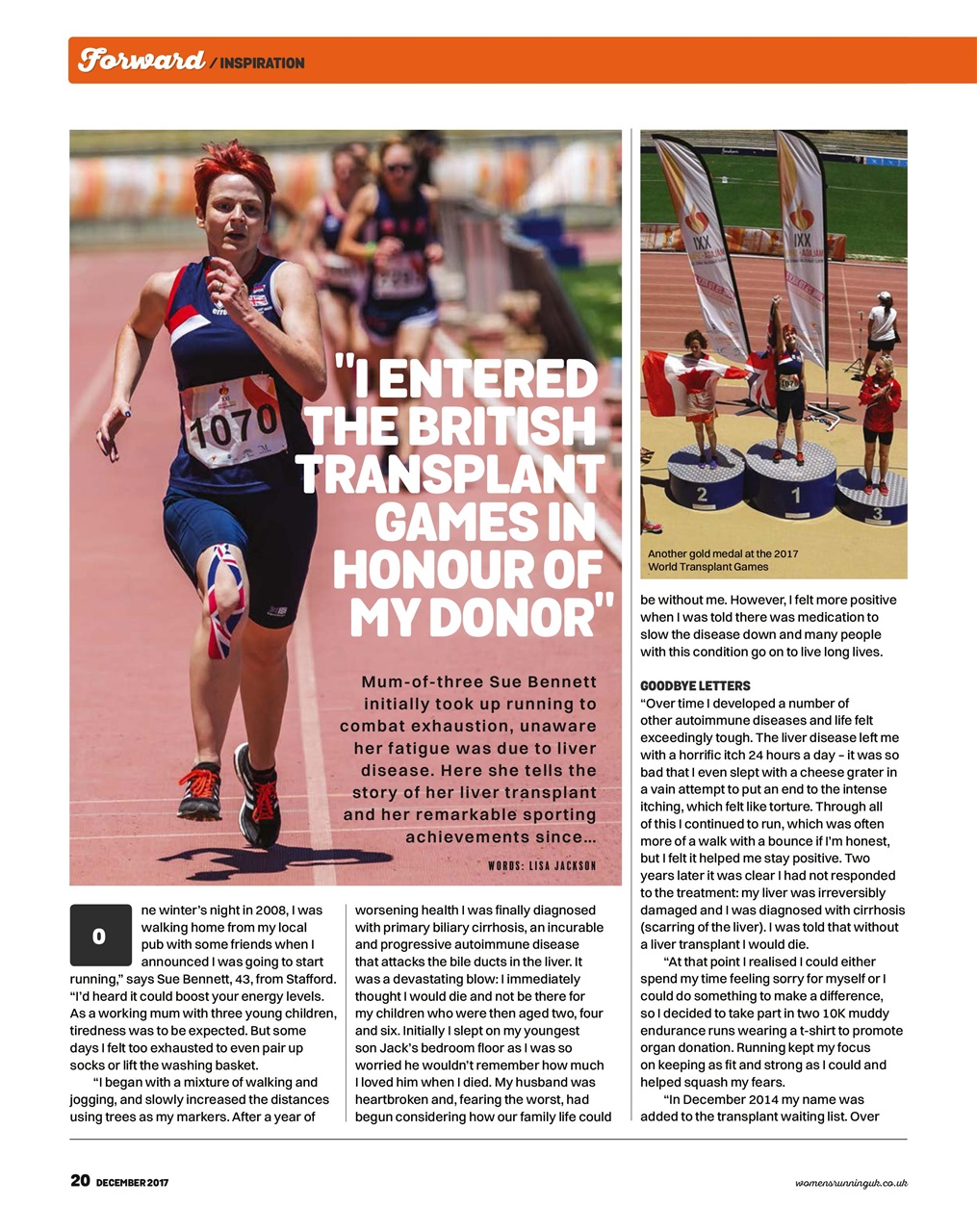 Women’s Running Preview Pages