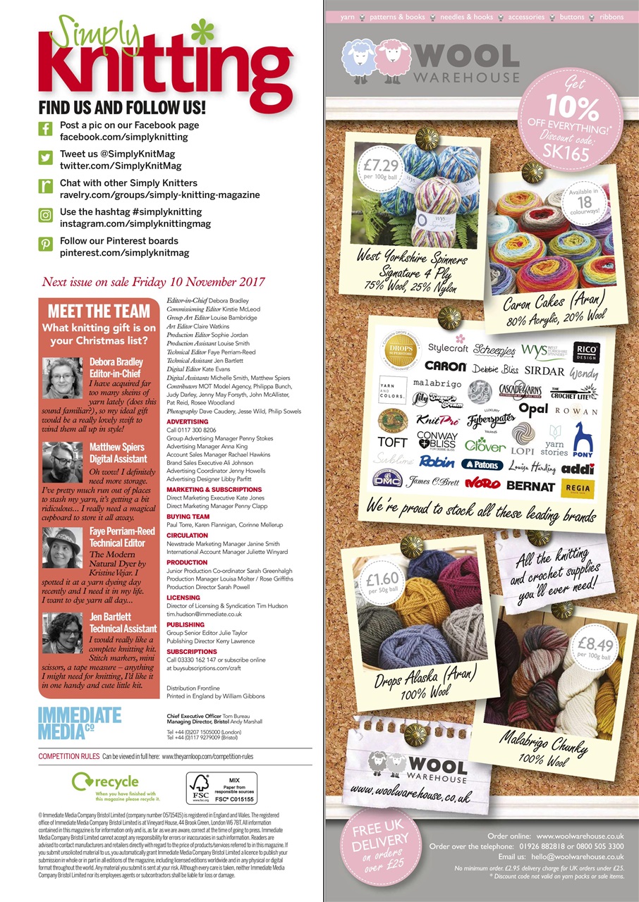 Simply Knitting Preview Pages