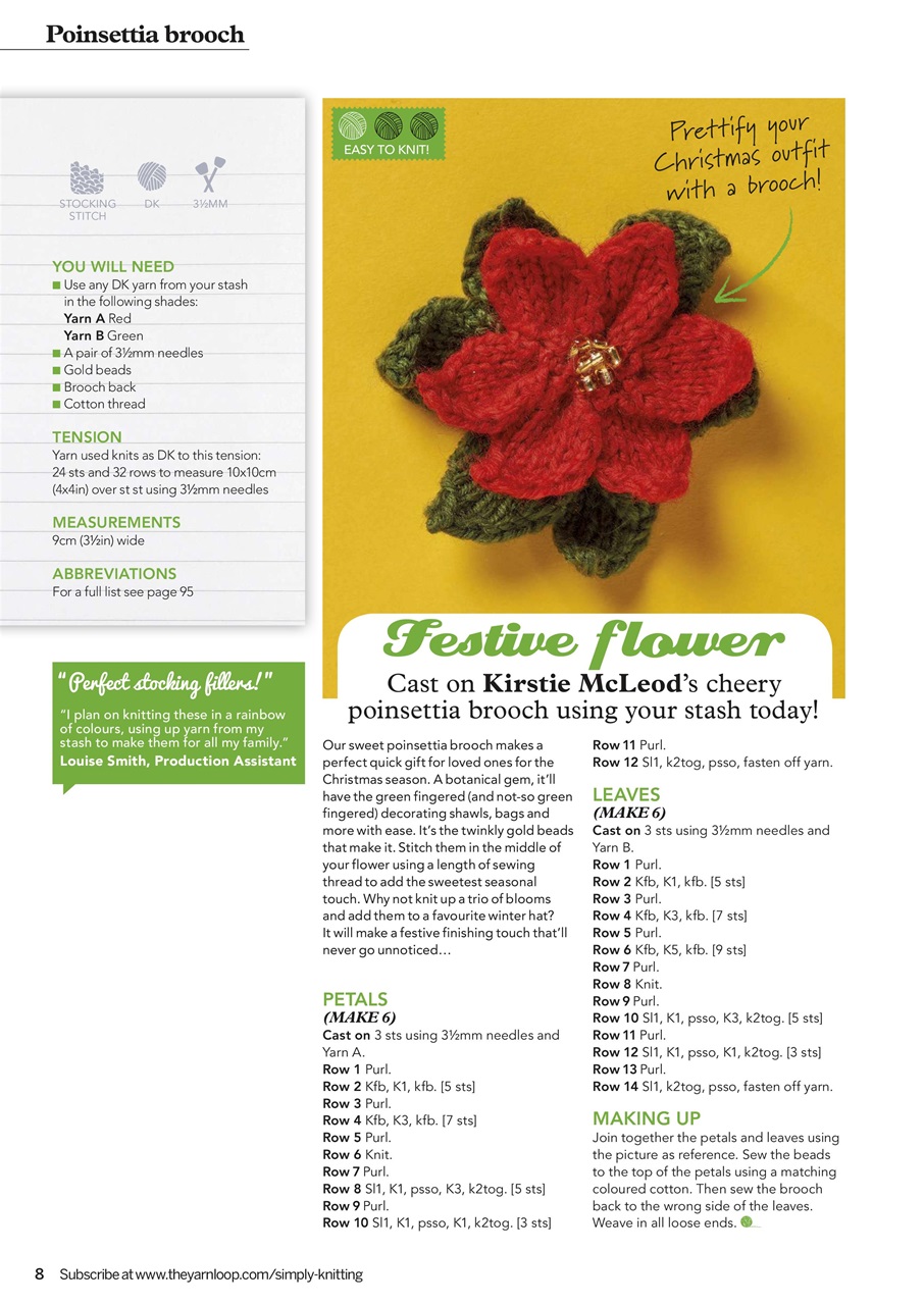 Simply Knitting Preview Pages