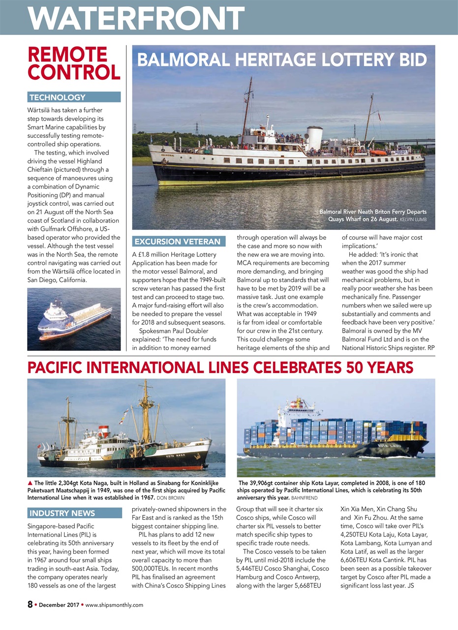 Ships Monthly Preview Pages