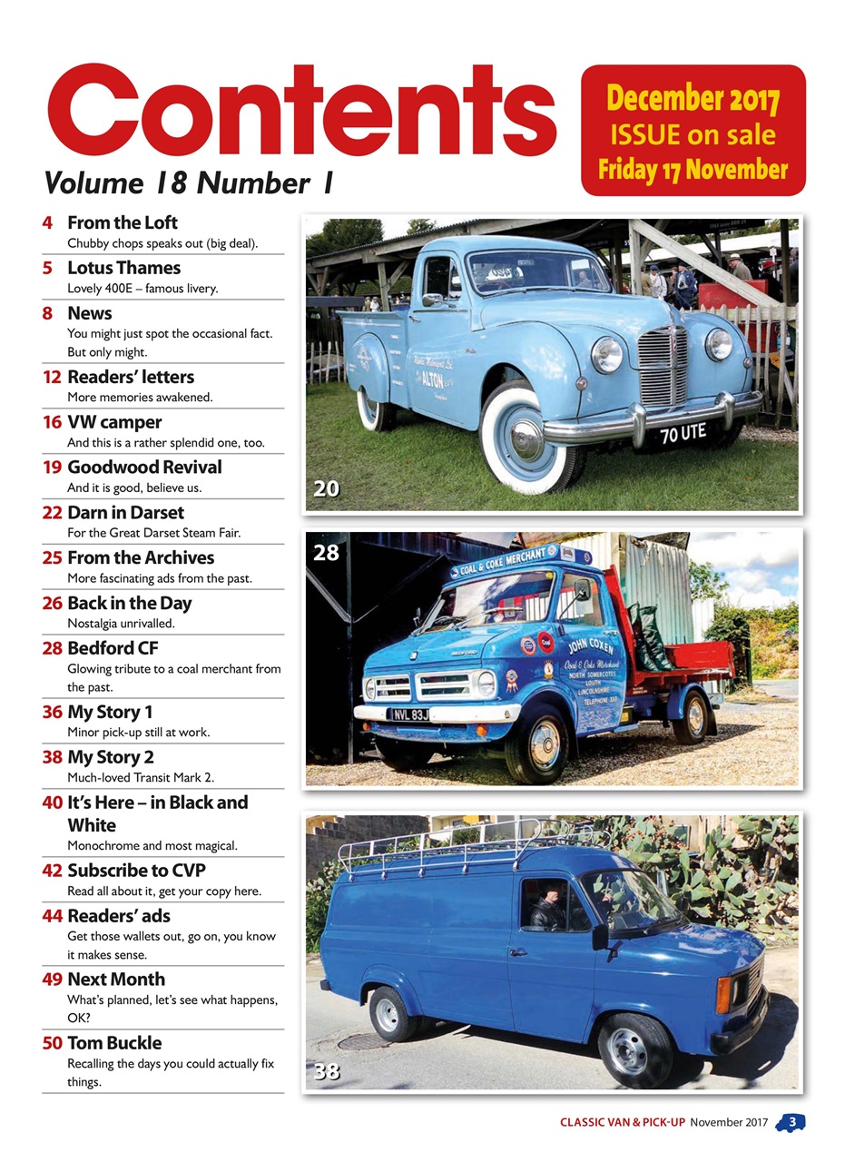 Classic Van & Pick-up Preview Pages