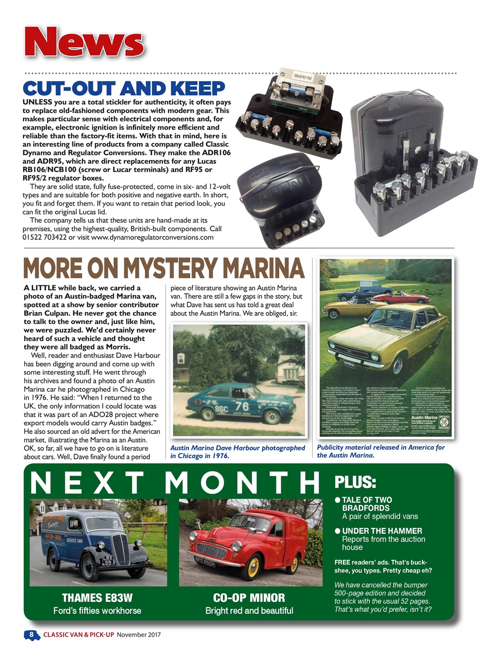 Classic Van & Pick-up Preview Pages