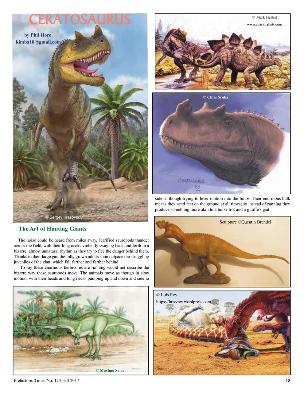 Prehistoric Times Preview Pages