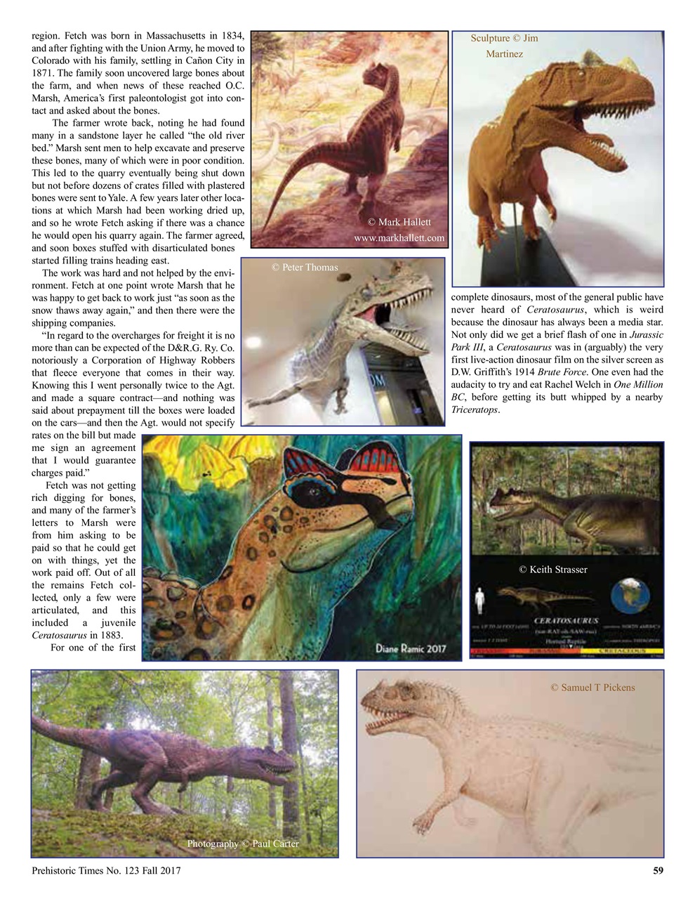 Prehistoric Times Preview Pages