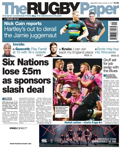 The Rugby Paper issue 15th October 2017
