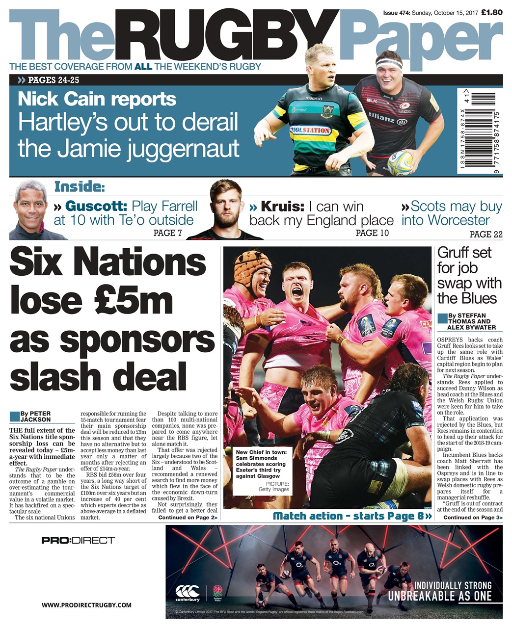 The Rugby Paper Preview Pages