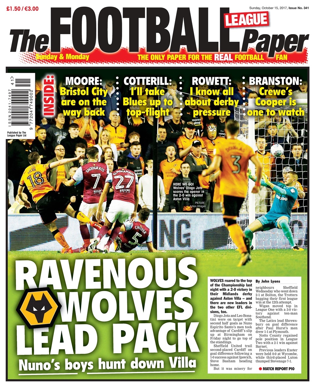 The Football League Paper Preview Pages