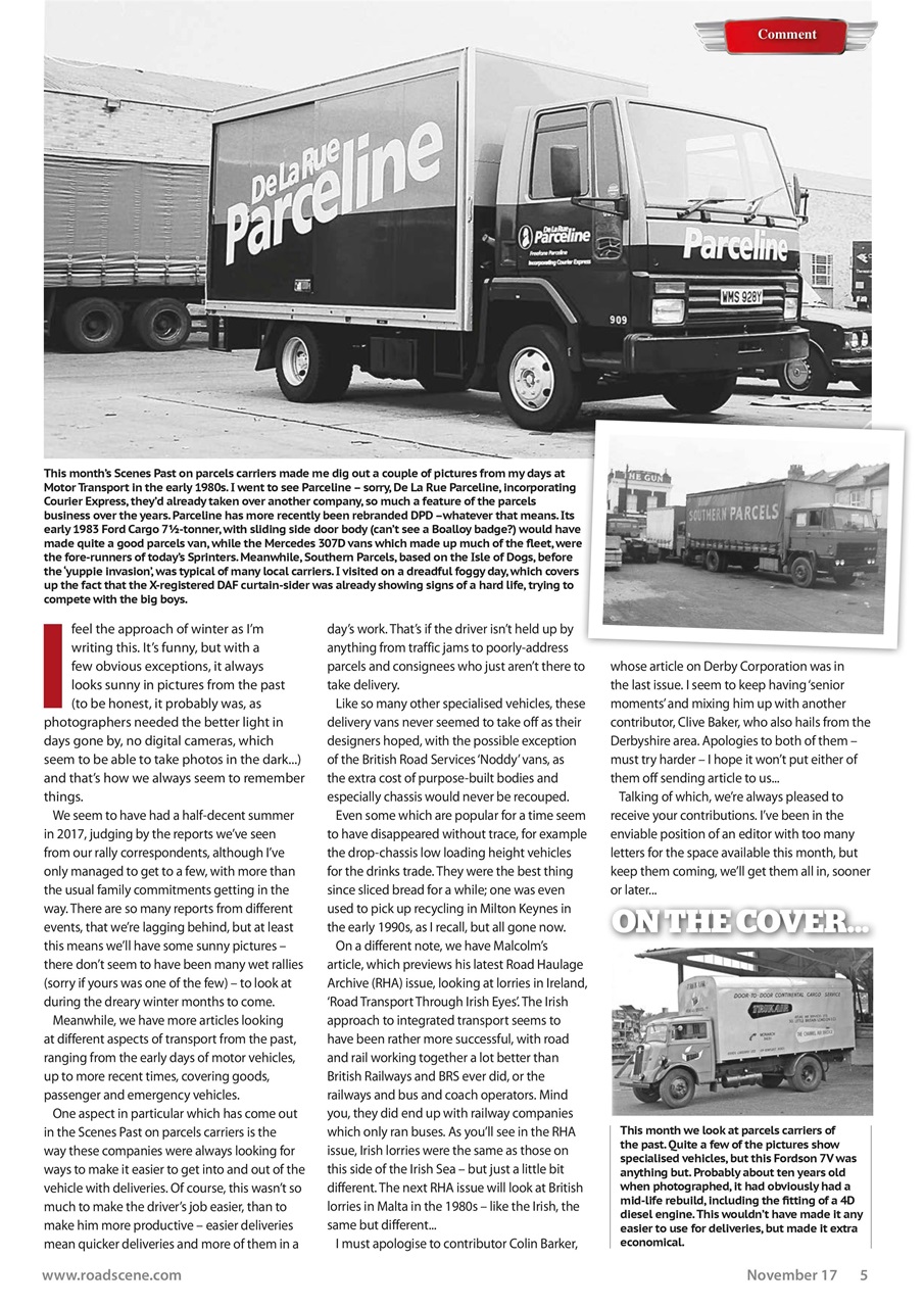 Vintage Roadscene Preview Pages