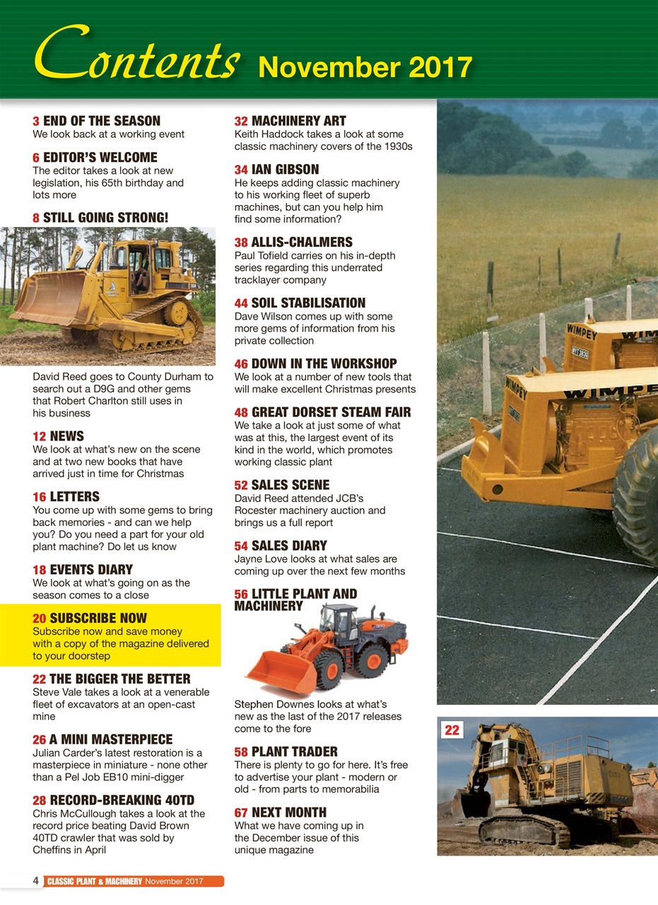 Classic Plant & Machinery Preview Pages