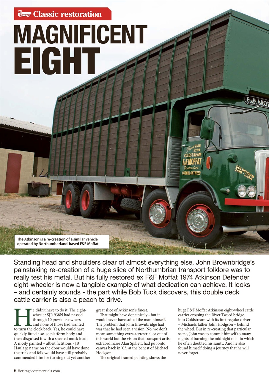 Heritage Commercials Magazine Preview Pages