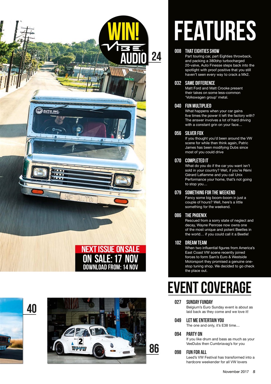 Performance VW Preview Pages