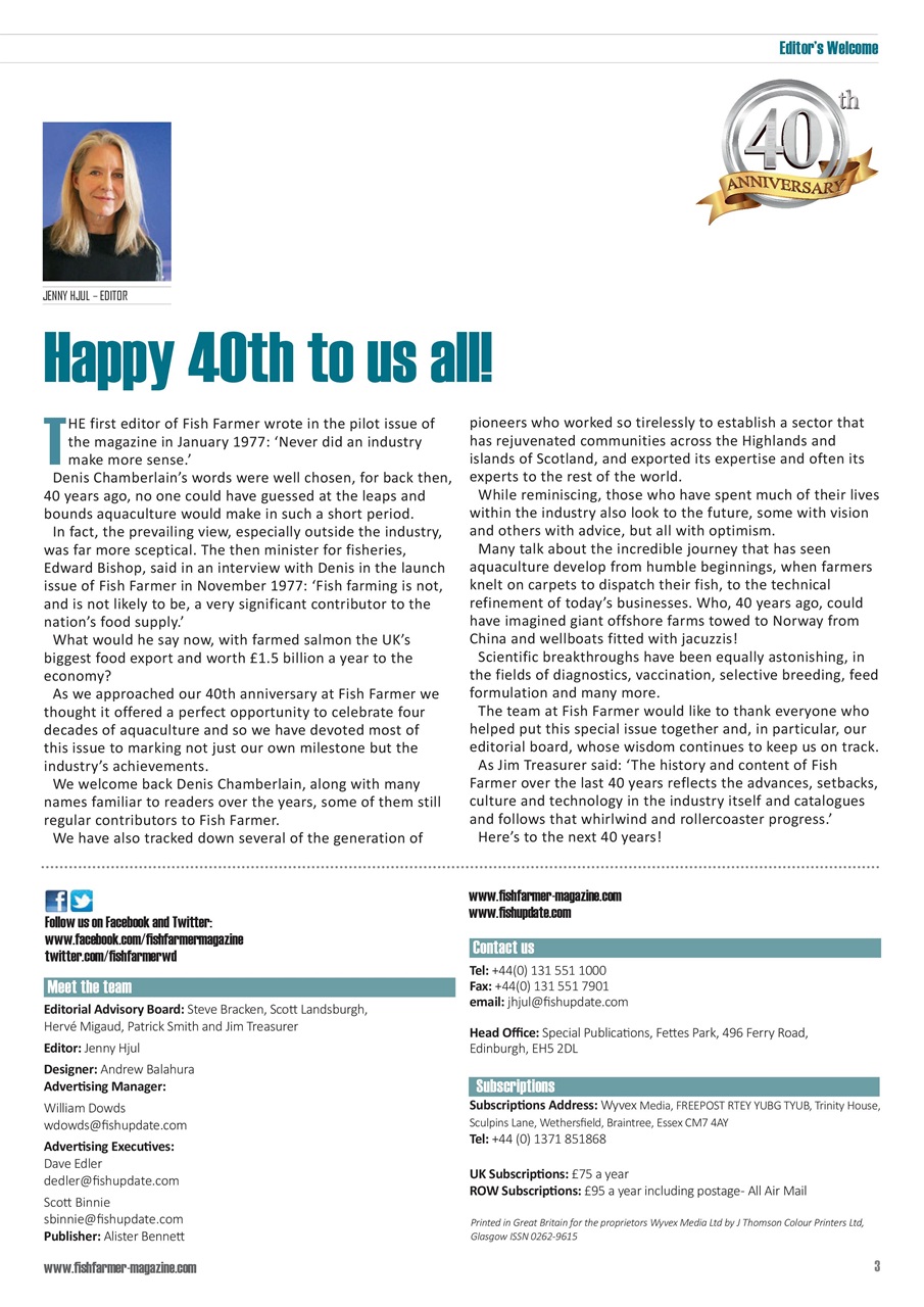 Fish Farmer Magazine Preview Pages