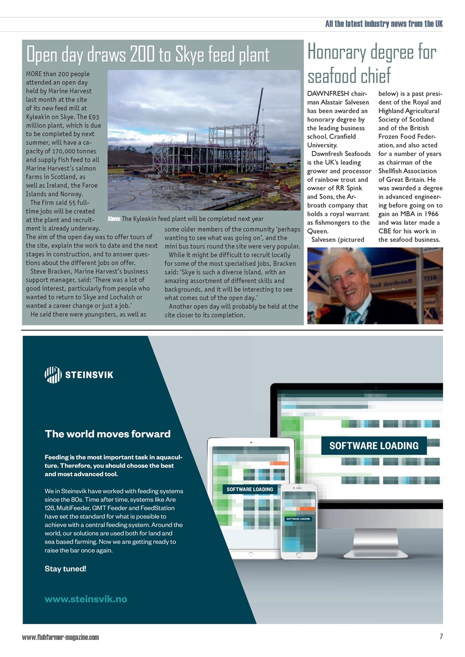Fish Farmer Magazine Preview Pages