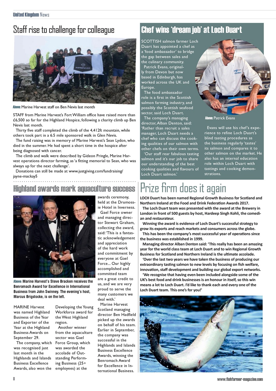 Fish Farmer Magazine Preview Pages
