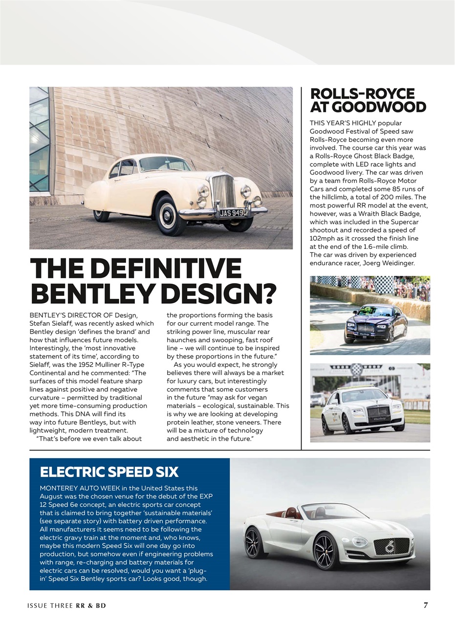 Rolls-Royce & Bentley Driver Preview Pages