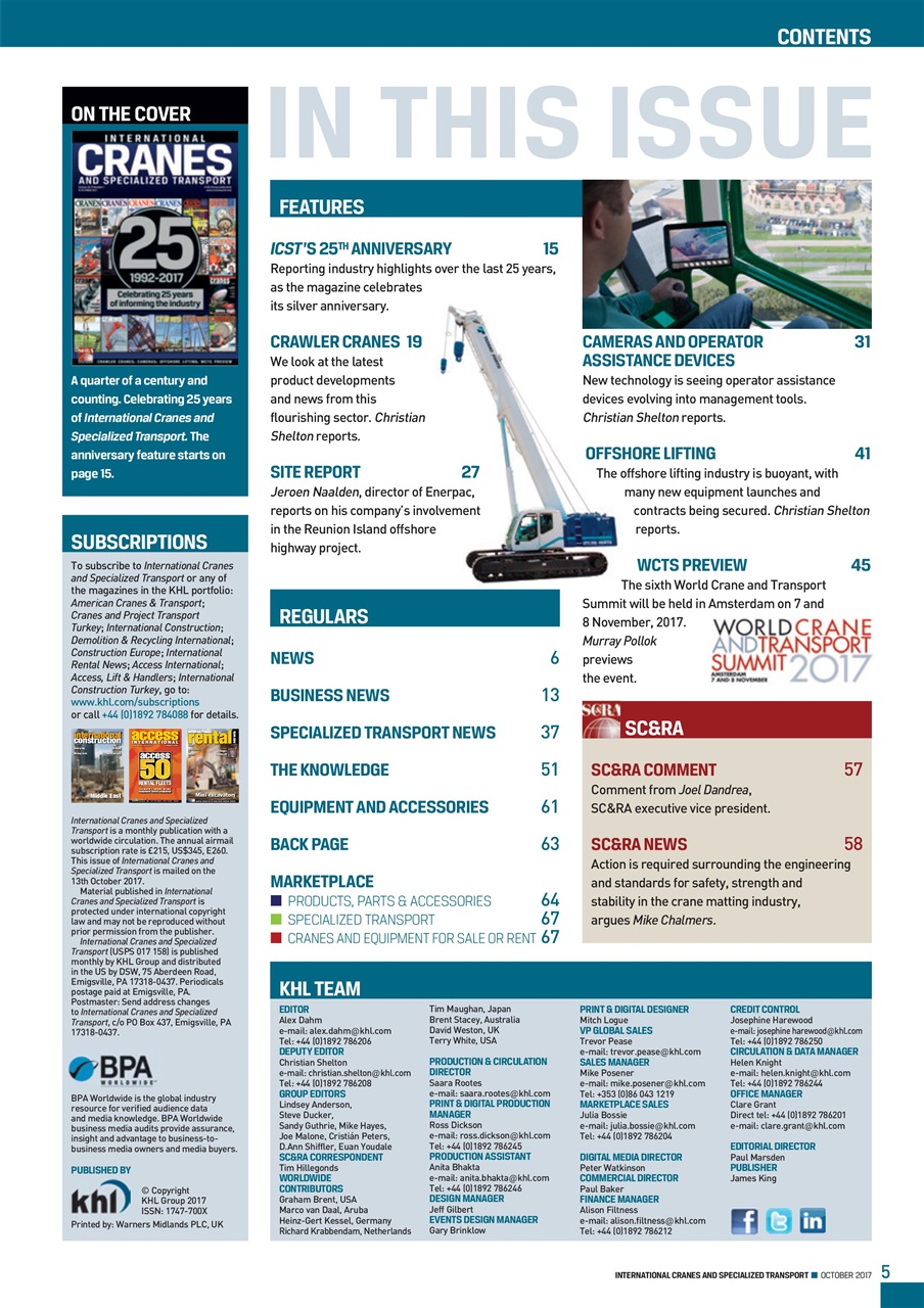 Int. Cranes and Specialized Transp Preview Pages