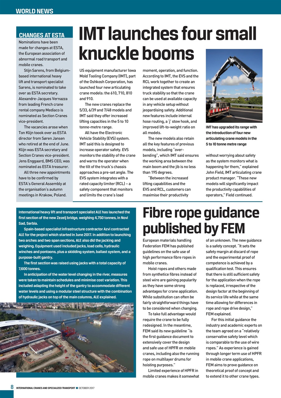 Int. Cranes and Specialized Transp Preview Pages