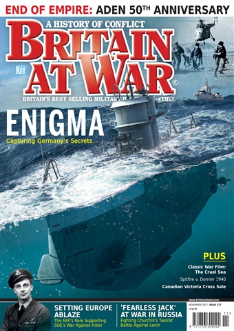 Britain at War Magazine issue  November 2017
