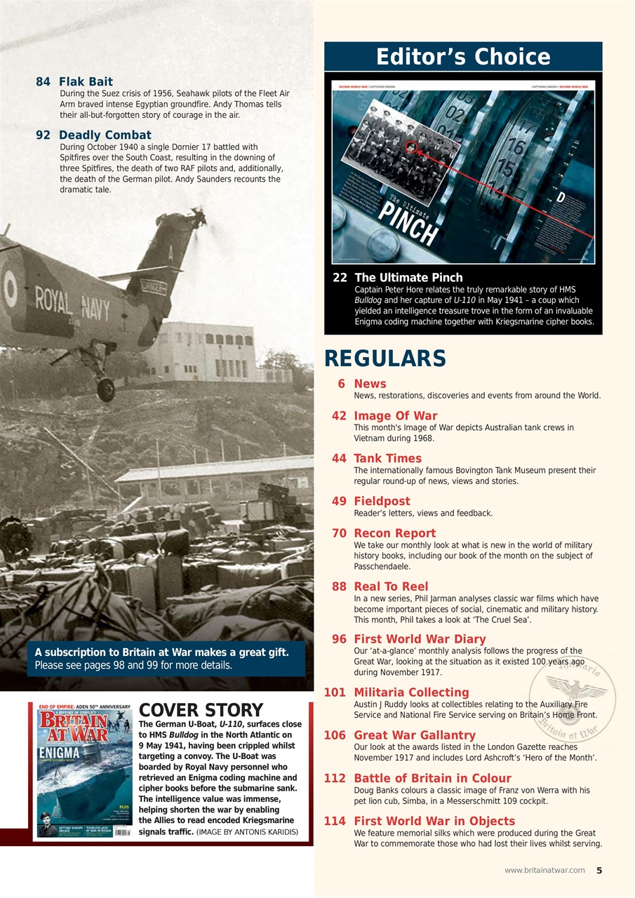 Britain at War Magazine Preview Pages
