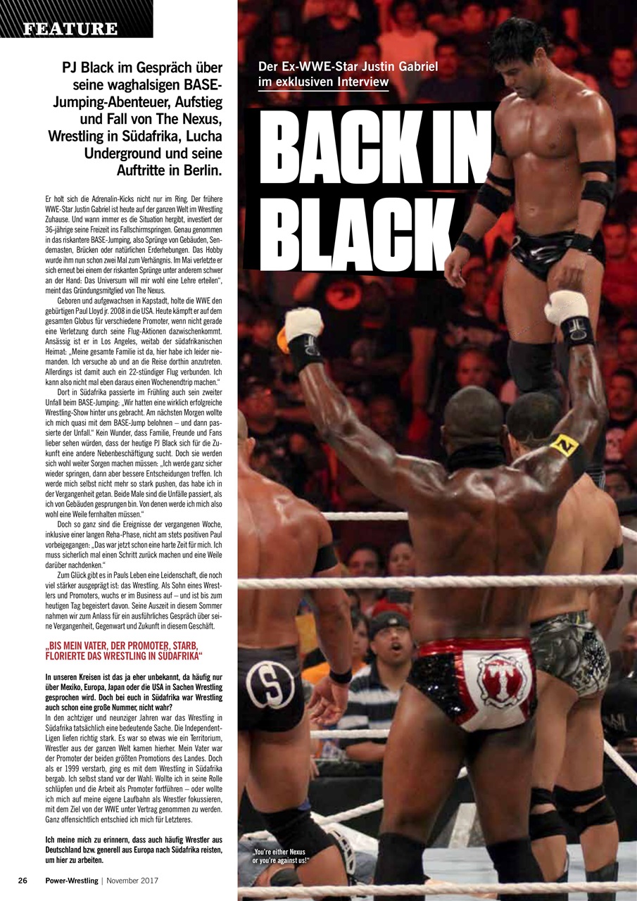Power-Wrestling Preview Pages