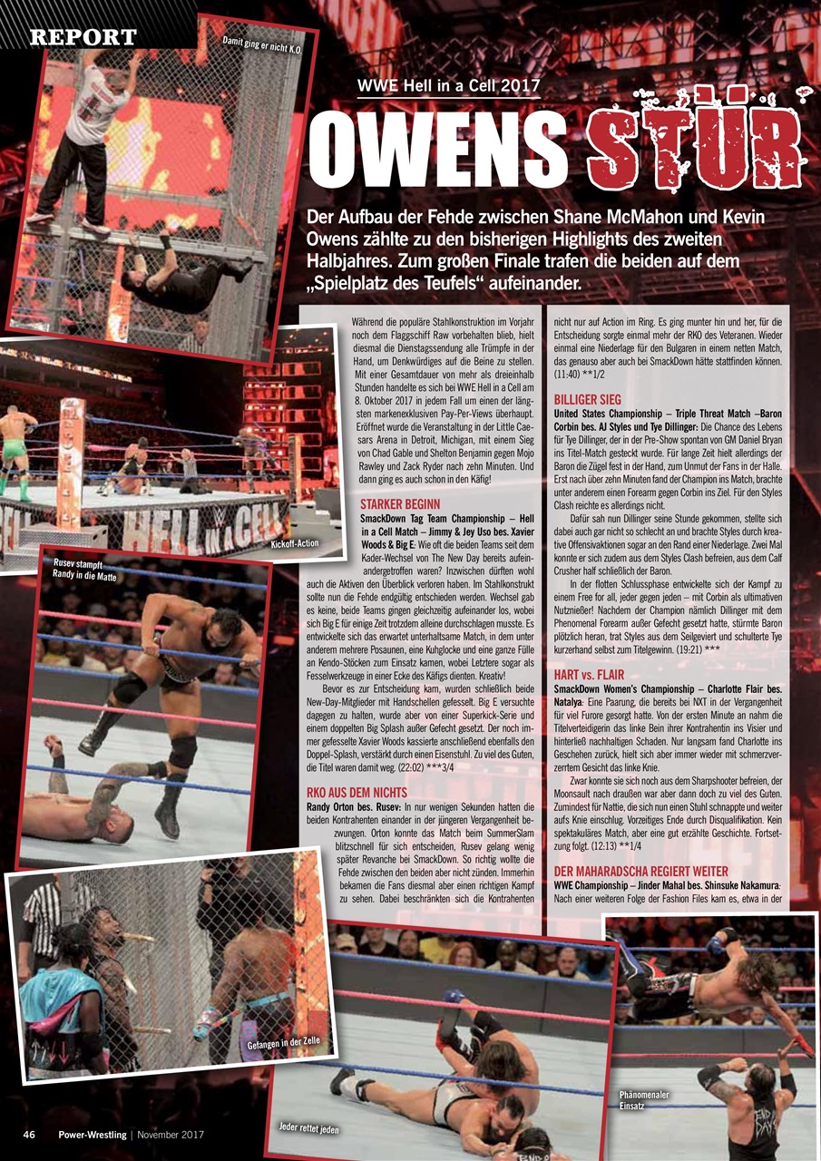 Power-Wrestling Preview Pages