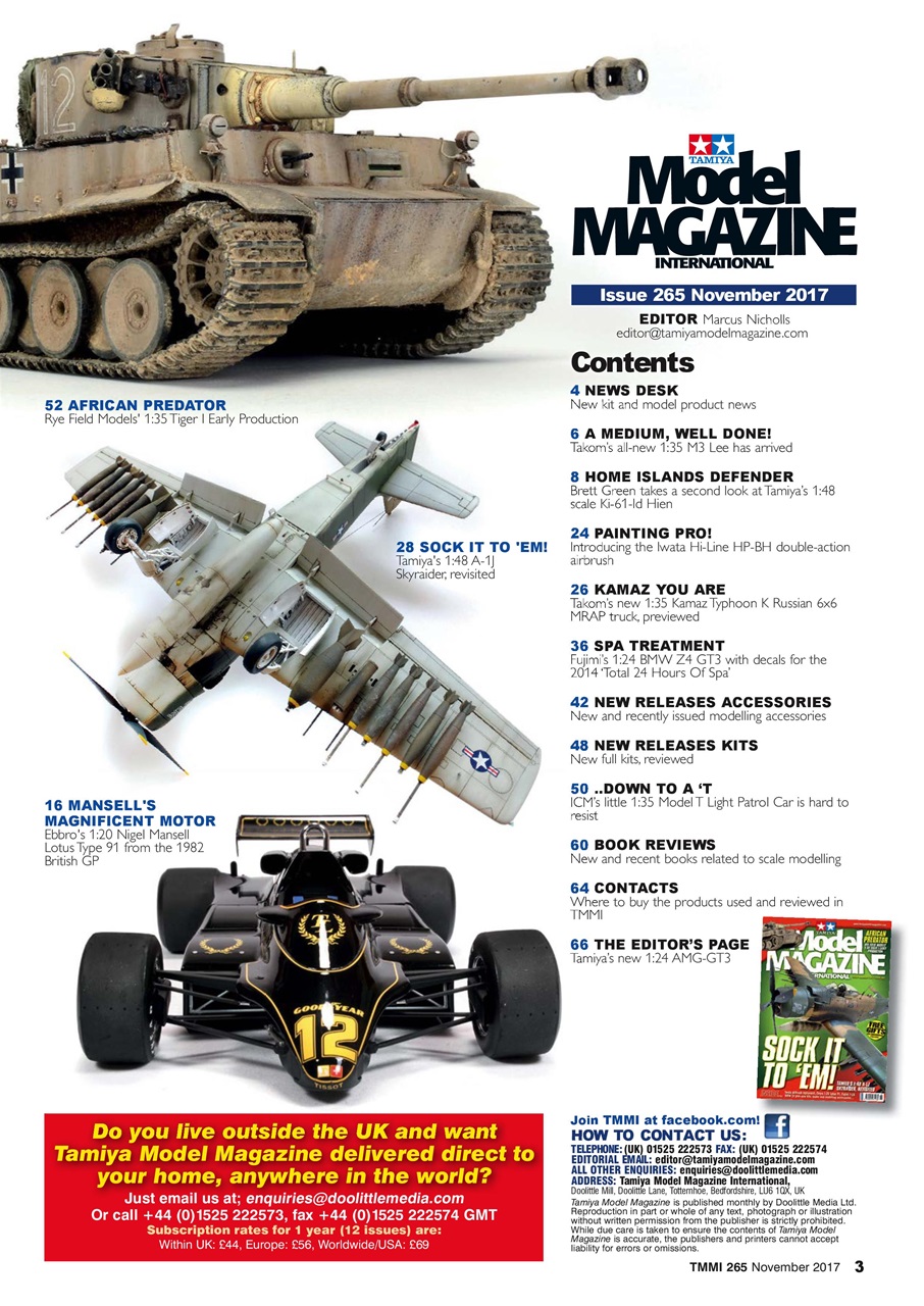 Tamiya Model Magazine Preview Pages
